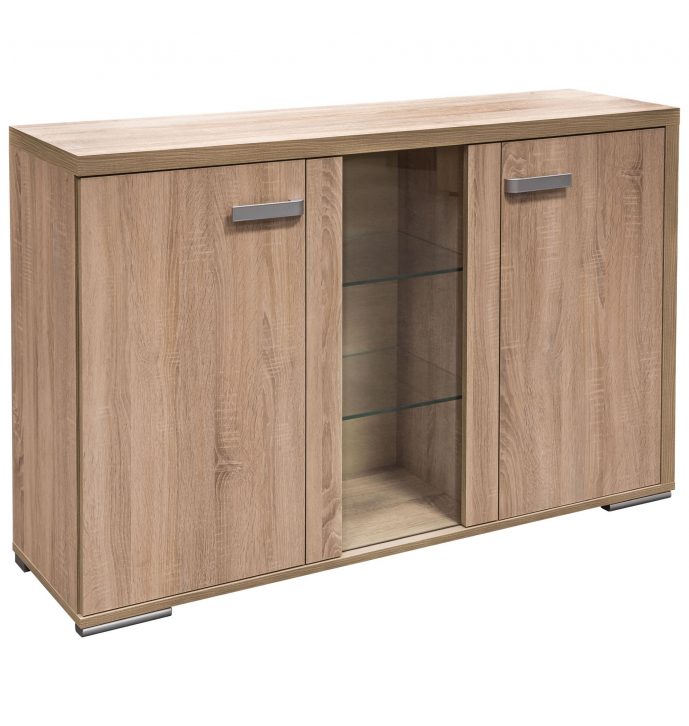 Colorado 2 ajtós üveges komód