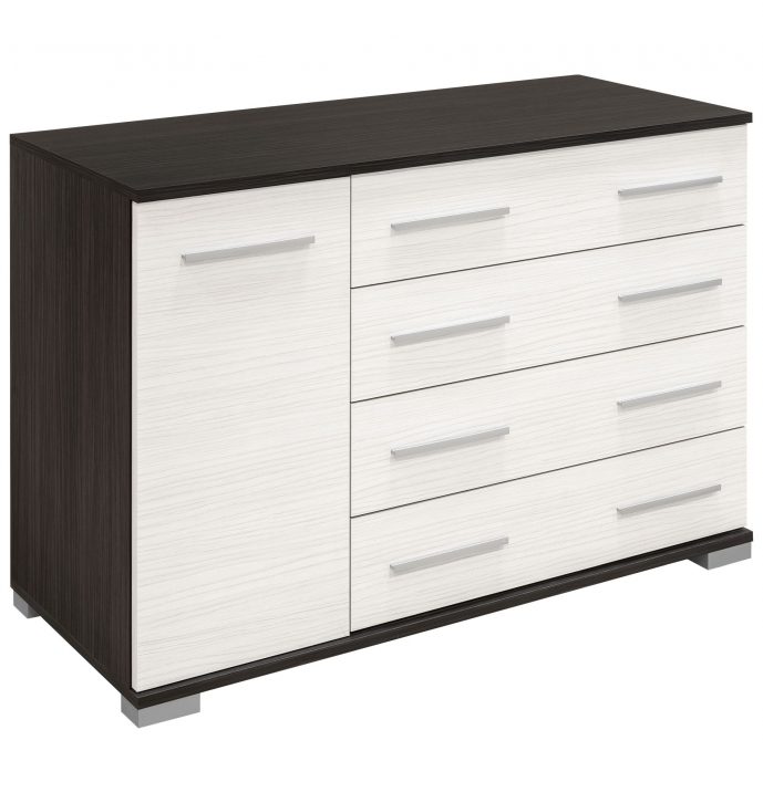Komfort 4 fiókos ajtós komód
