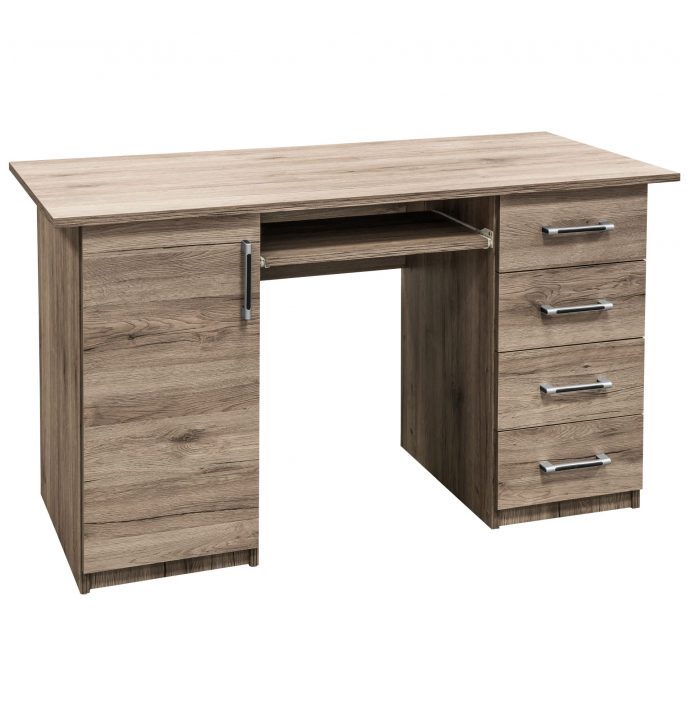 Messina ajtós 4 fiókos számítógépasztal