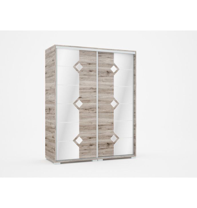 Diamond tolóajtós gardrób 160cm