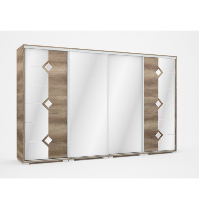 Diamond tolóajtós gardrób 120cm