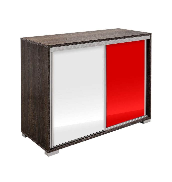 BOND-MAGASFÉNYŰ-TOLÓAJTÓS-KOMÓD---CANTERBURY,-FEHÉR-PIROS