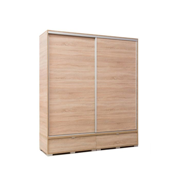 Magasító tolóajtós gardróbhoz fiókos alsó 100cm