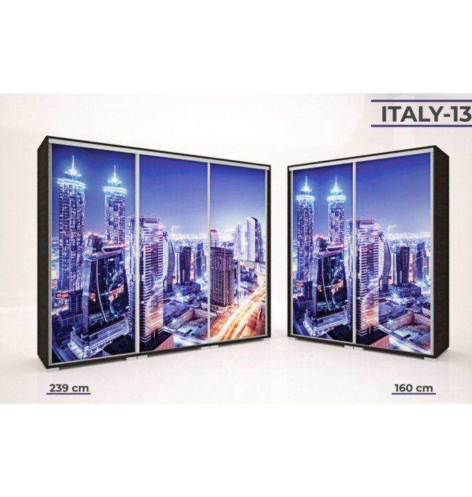 Italy style tolóajtós gardrób (13) 160 cm