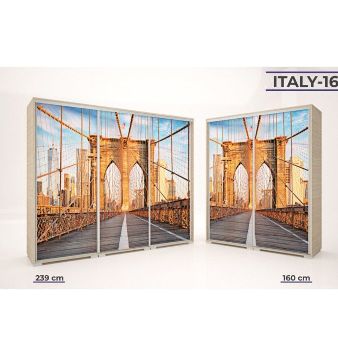 Italy style tolóajtós gardrób (16) 160 cm