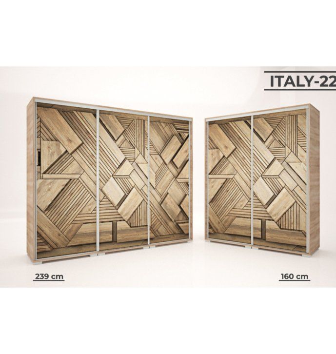 Italy style tolóajtós gardrób (22) 239 cm