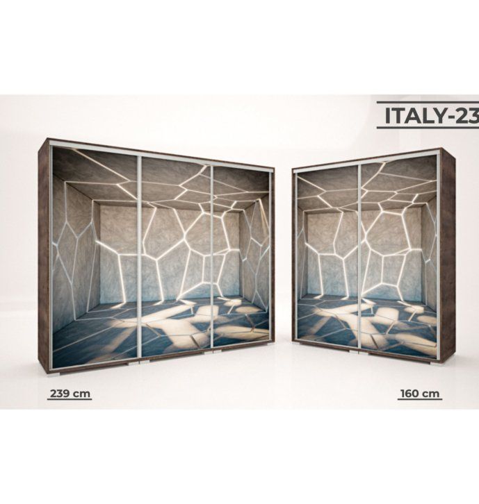 Italy style tolóajtós gardrób (23) 160 cm