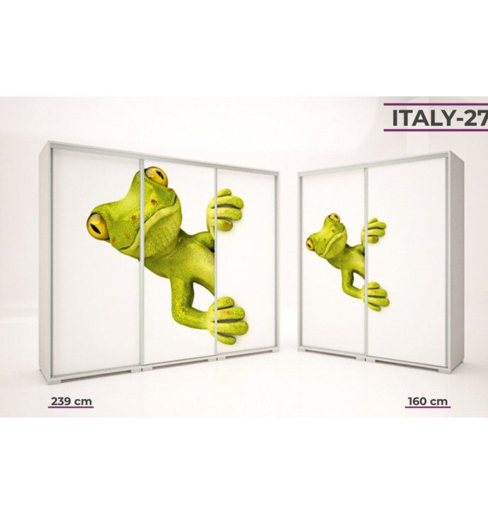 Italy style tolóajtós gardrób (27) 239 cm