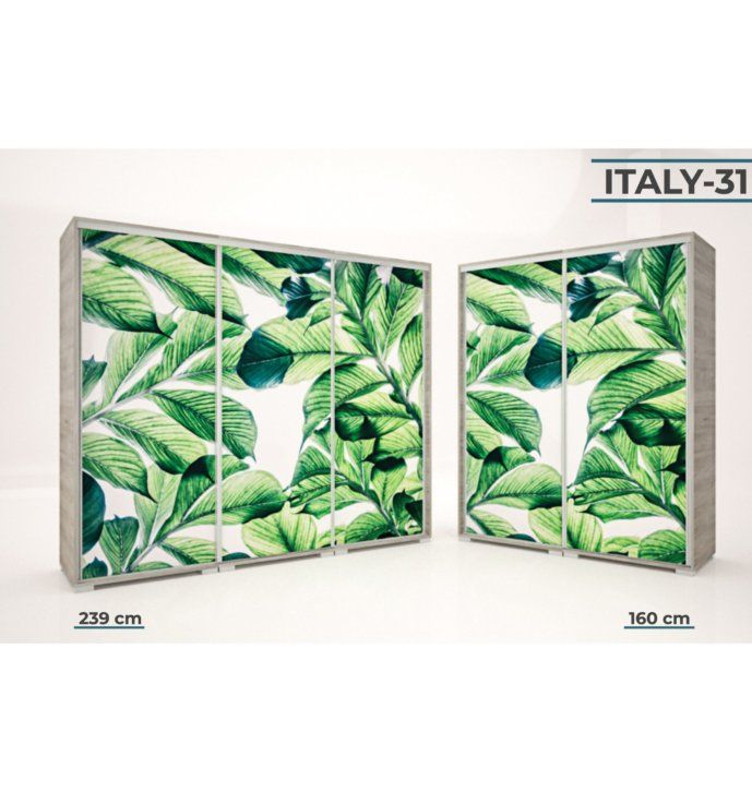 Italy style tolóajtós gardrób (31) 160 cm