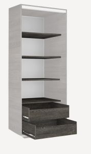 + polcos-fiókos a másik oldalon is