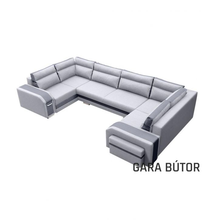 ASSAN U Sarokülő fehér-világosszürke