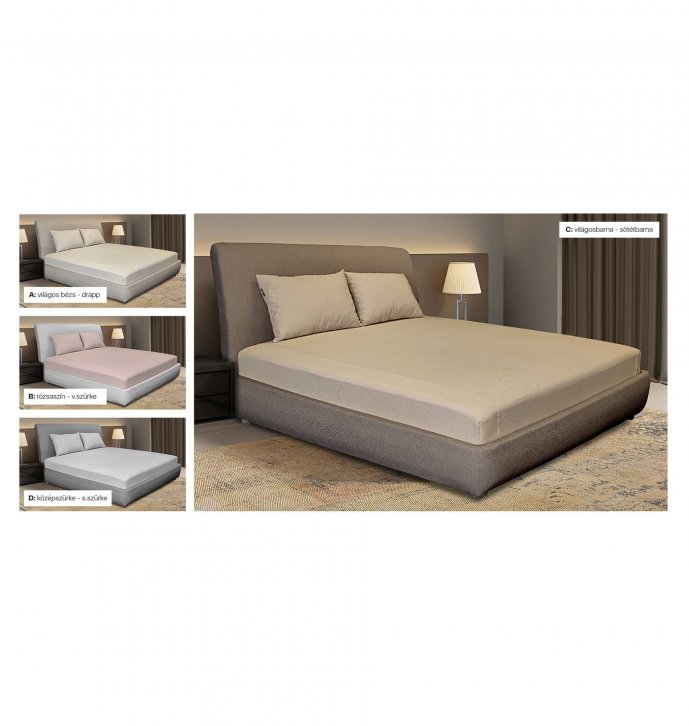 ADINA franciaágy (Szövet – Szövet)